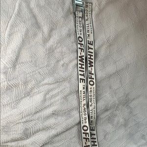 Authentic off white belt